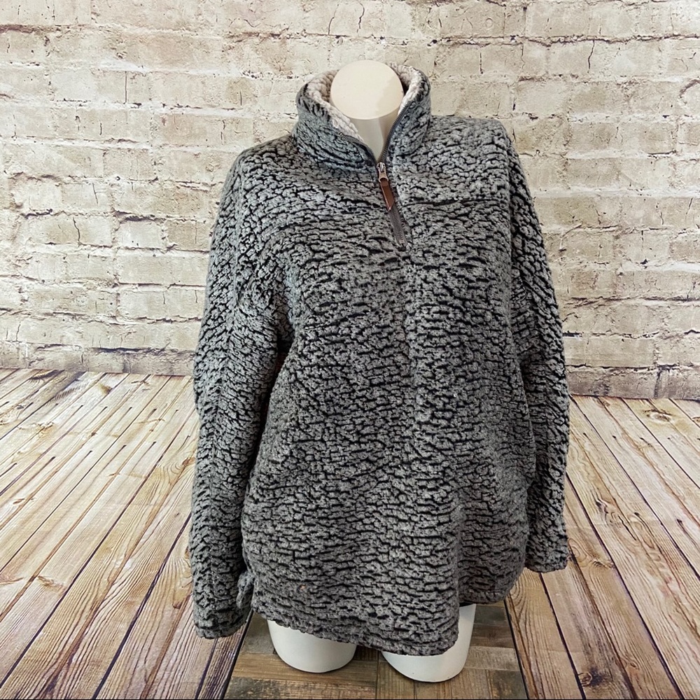 Thread & Supply 1/4 Zip Wubby Fleece Pullover M - Picture 2 of 12